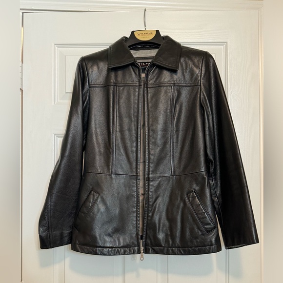Wilsons Leather Jackets & Blazers - ❌❌SOLD❌❌ Wilsons Black Leather Jacket | Size M
